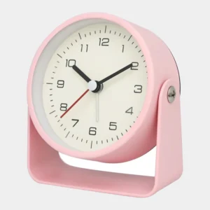 Petit réveil en métal pour chambre à coucher et bureau