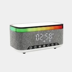 Réveil et enceinte bluetooth, horloge LED et radio FM