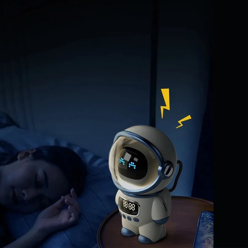 Enceinte réveil astronaute LED bluetooth – Image 4