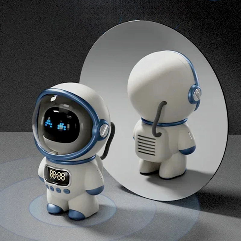 Enceinte réveil astronaute LED bluetooth – Image 6