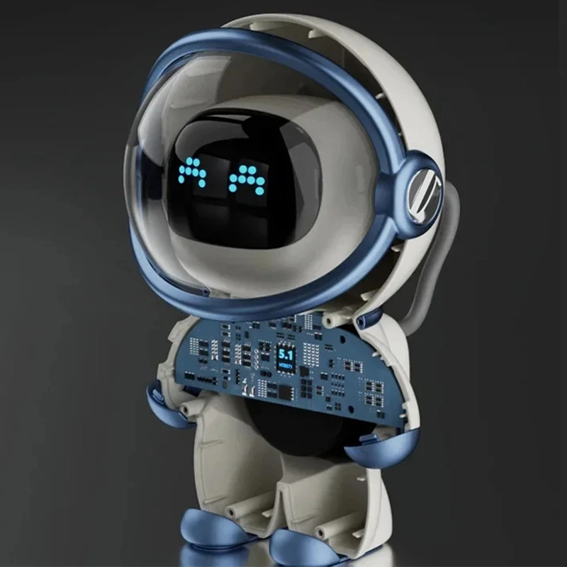 Enceinte réveil astronaute LED bluetooth – Image 7