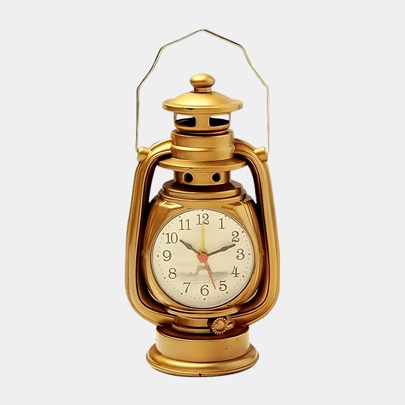Réveil lampe à huile vintage décor