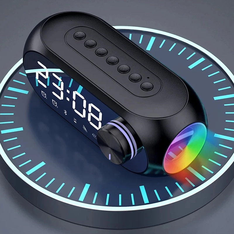 Réveil enceinte colonne bluetooth radio FM – Image 5